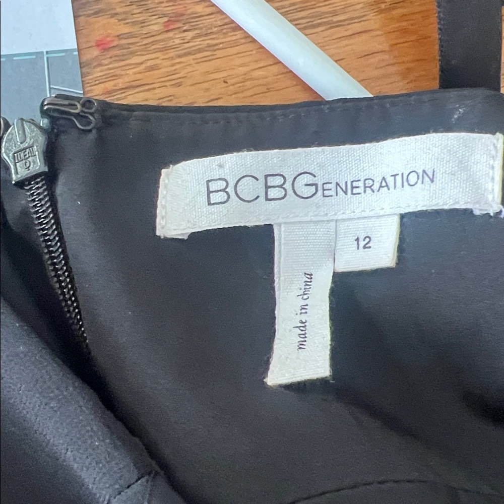 BCBGeneration black maxi dress size 12 - Picture 6 of 7